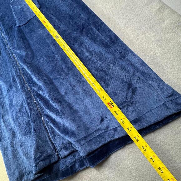 Ekouaer Women's XL Plush Zip-Up Long Robe Housecoat Full Length Pockets SOFT - Picture 7 of 7